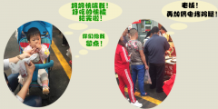 吃著碗里瞧鍋里，電烤雞架面前，寶寶也不淡定了！